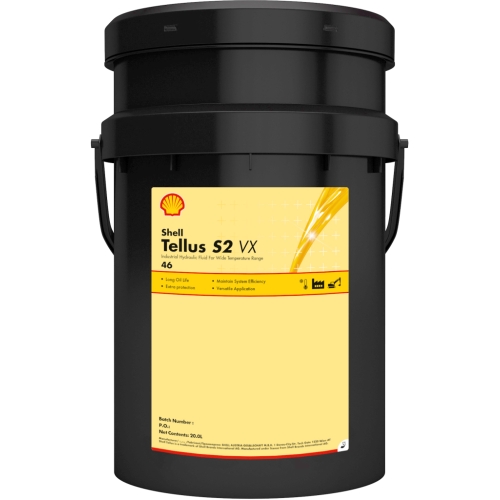 Гидравлическое масло SHELL Tellus ISO VG: 46, 20 л, минеральное