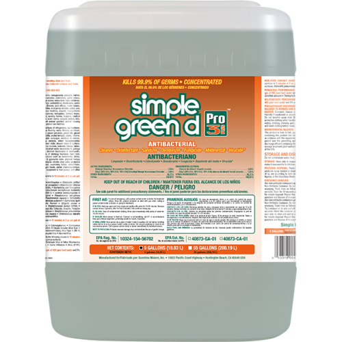 Simple Green D Pro 3+,18,9 л - Универсальный промышленный очиститель