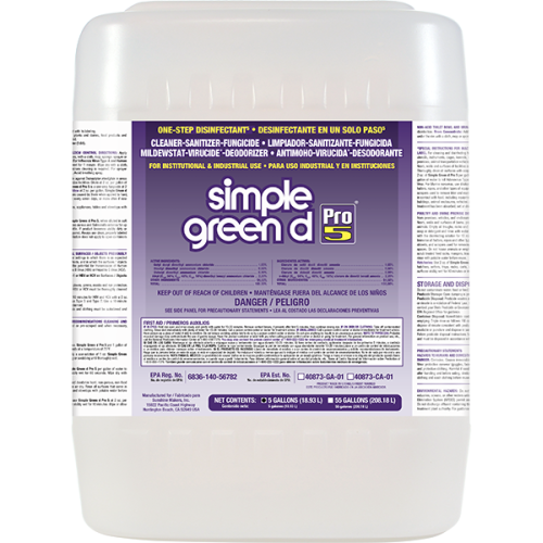 Simple Green D Pro 5, 18,9 л - Профессиональный промышленный очиститель