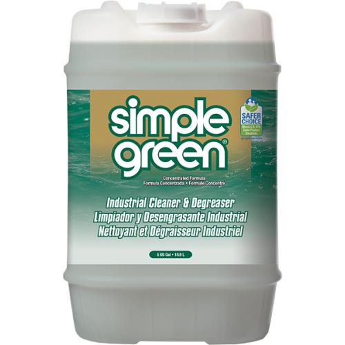 Simple Green Industrial Cleaner & Degreaser, 18,9 л - Профессиональный очиститель и обезжириватель
