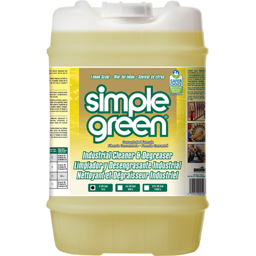 Simple Green Industrial Cleaner & Degreaser Lemon, 18,9 л - Очиститель и обезжириватель с лимонным ароматом