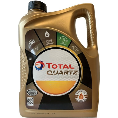 Моторное масло Total Quartz INeo ECS, 5W-30, 5 л, синтетика