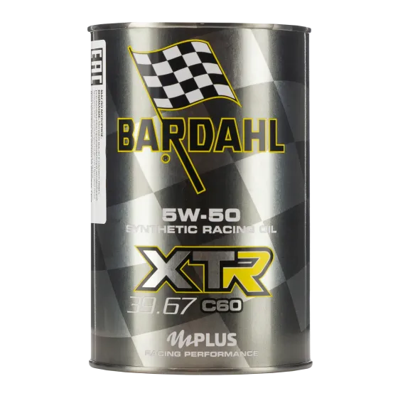 Моторное масло Bardahl XTR 39.67 Racing C60, 5W-50, 1 л, синтетика