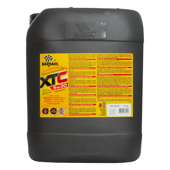Моторное масло Bardahl XTC SN, 5W-30, 20 л, синтетика