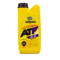 Трансмиссионная жидкость Bardahl ATF III, 1 л, синтетика