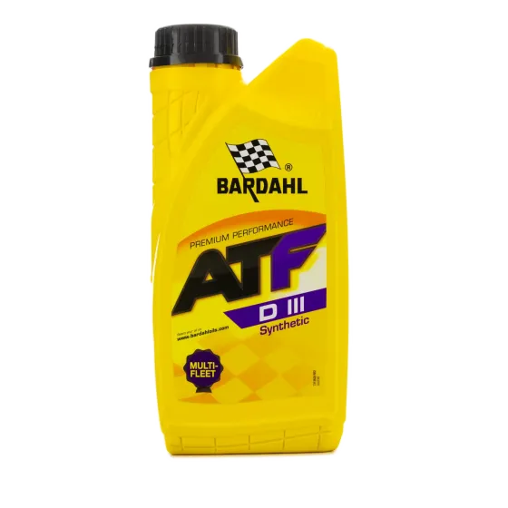 Трансмиссионная жидкость Bardahl ATF III, 1 л, синтетика