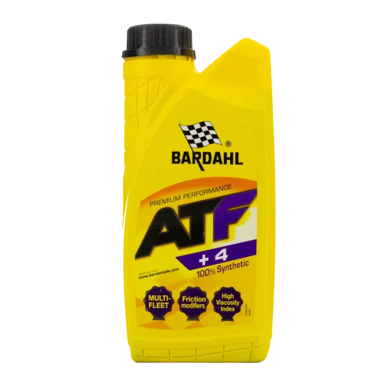 Трансмиссионная жидкость Bardahl ATF +4, 1 л, синтетика
