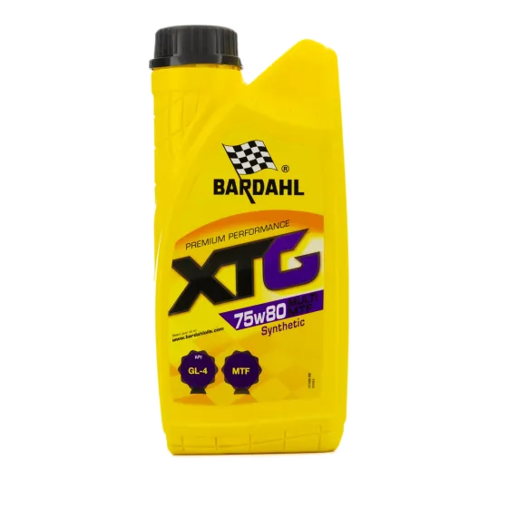 Трансмиссионное масло Bardahl XTG, 75W-80 MTF, 1 л, синтетика
