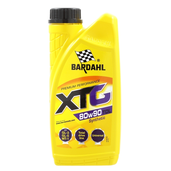 Трансмиссионное масло Bardahl XTG, 80W-90 TDL, 1 л, синтетика