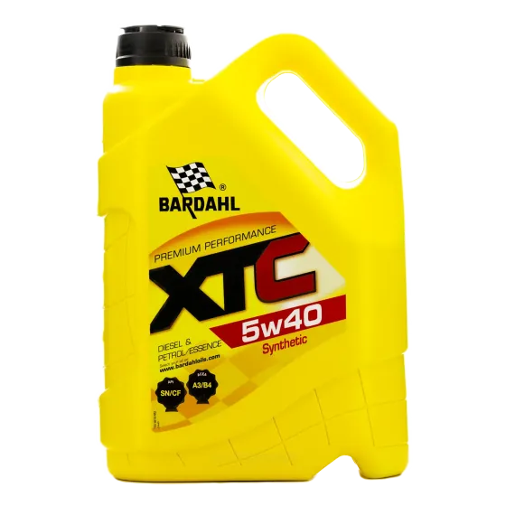 Моторное масло Bardahl XTC, 5W-40, 5 л, синтетика