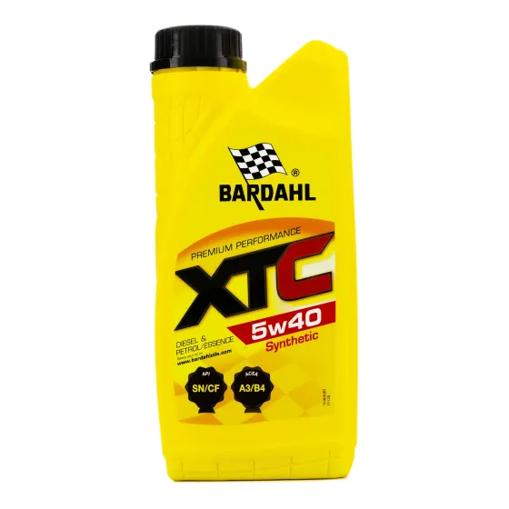Моторное масло Bardahl XTEC, 5W-40, 1 л, синтетика