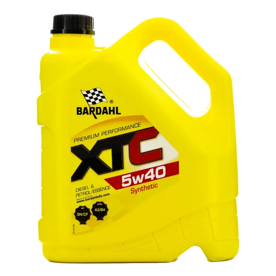 Моторное масло Bardahl XTEC, 5W-40, 4 л, синтетика