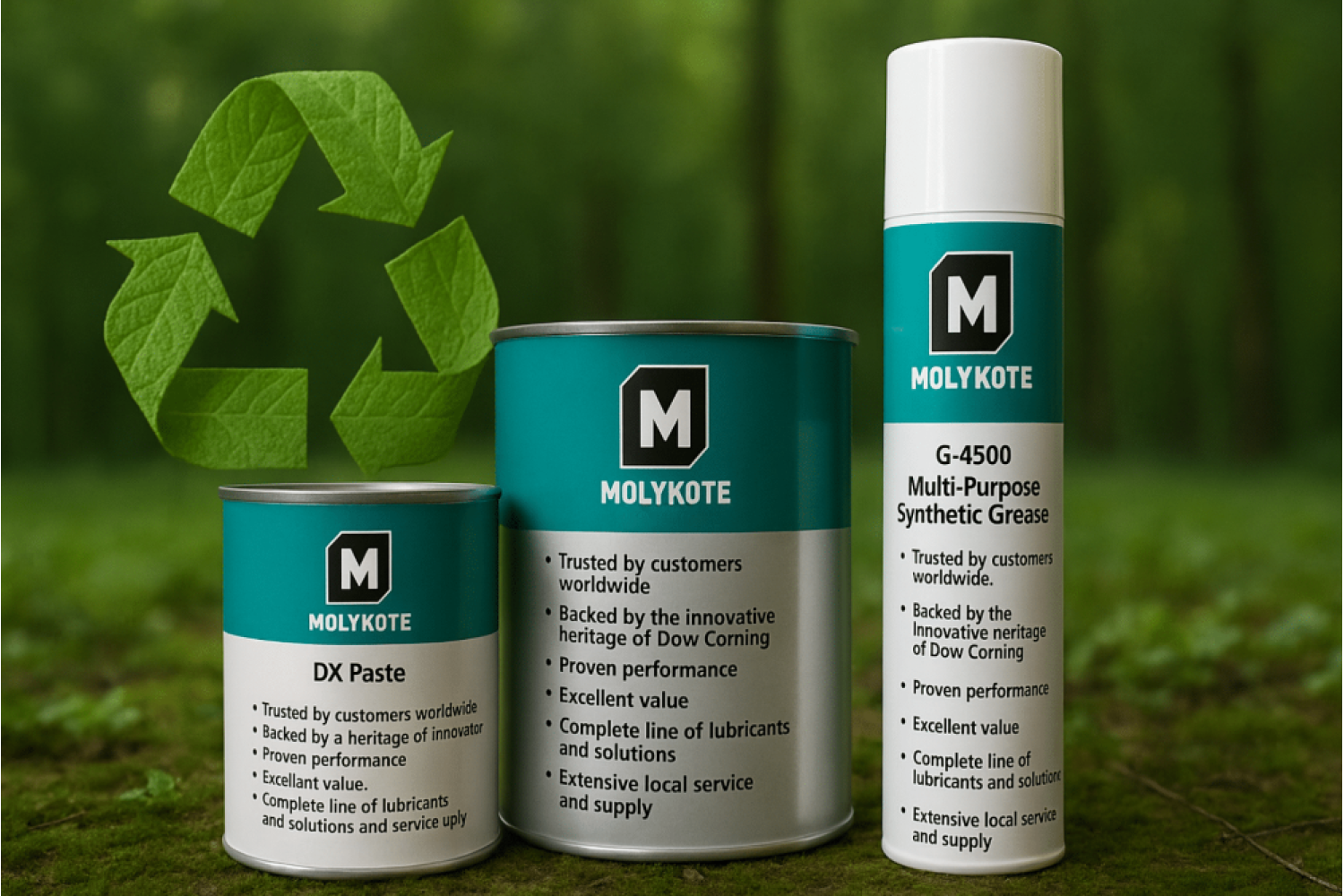 Смазки MOLYKOTE: секрет долгой службы подшипников, шестерён и направляющих