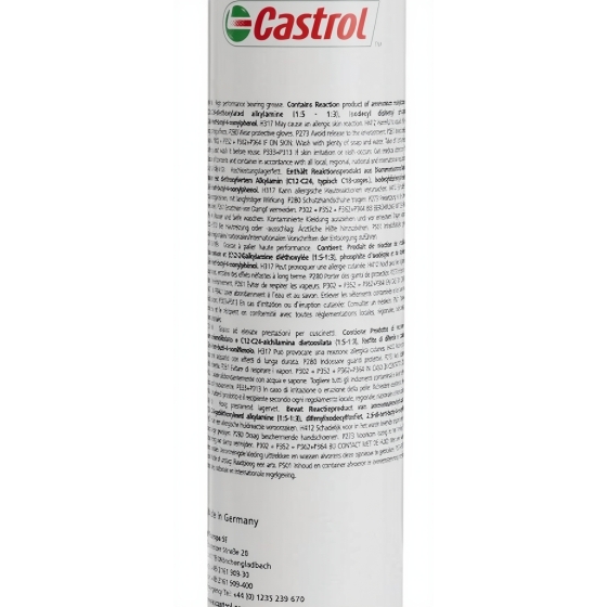 Пищевое масло Castrol Optileb GR UF, 18 кг, синтетика