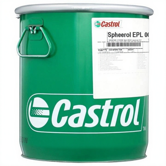 Смазочно-охлаждающая жидкость Castrol Spheerol NLGI 00, 15 кг, минеральное