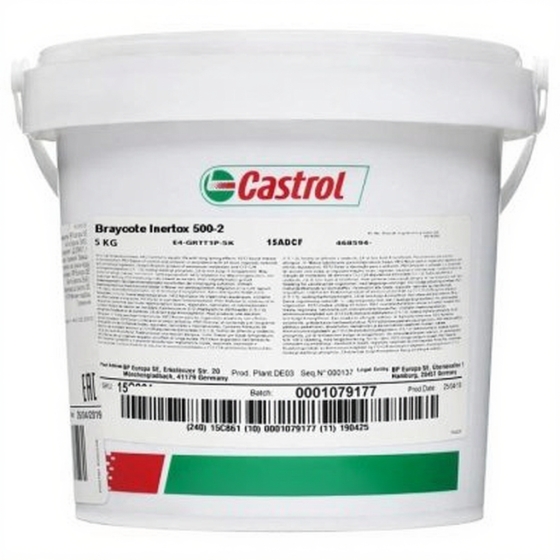 Высокотемпературная смазка Castrol Braycote Inertox 500-2, 18 кг, минеральное