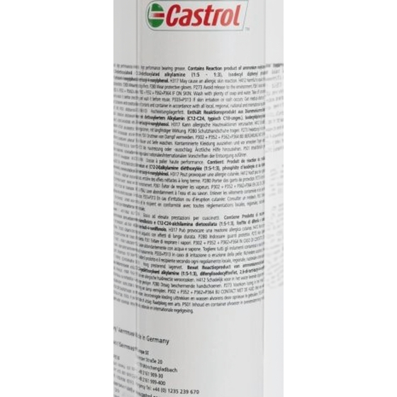 Низкотемпературная смазка совместимая с пластмассами Castrol Optitemp LG 2, 18 кг, минеральное