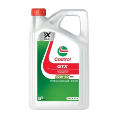 Моторное масло Castrol GTX Ultraclean 10W-40 A3/B4, 4 л, полусинтетика