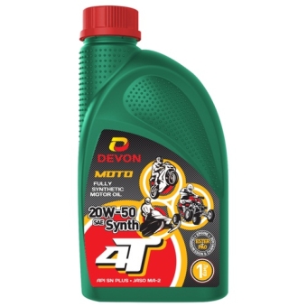 Моторное масло Devon 4T Synth 20W-50, 1 л, синтетика