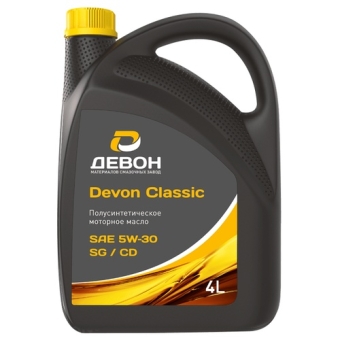 Моторное масло Devon Classic SG/CD 5W-30, 50 л, синтетика