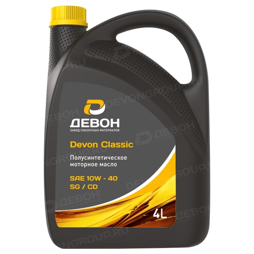 Моторное масло Devon Classic SG/CD 10W-50, 50 л, синтетика