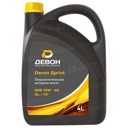 Моторное масло Devon Sprint SL/CF 10W-40, 1 л, синтетика