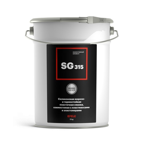 Смазочно-охлаждающая жидкость Efele SG-315 NLGI 1, 18 кг, синтетика