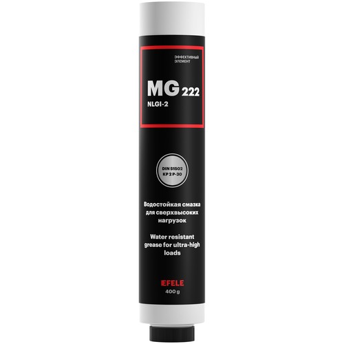 Смазка для сверхвысоких нагрузок Efele MG-222 NLGI 2, 18 кг, минеральная