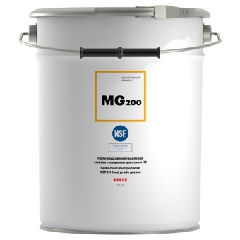 Пищевая смазка Efele MG-200 NLGI 00, 18 кг, минеральное