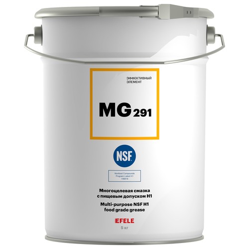 Пищевая смазка Efele MG-291, 18 кг, минеральная
