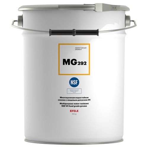 Пищевая смазка Efele MG-292 NLGI 2, 180 кг, синтетика