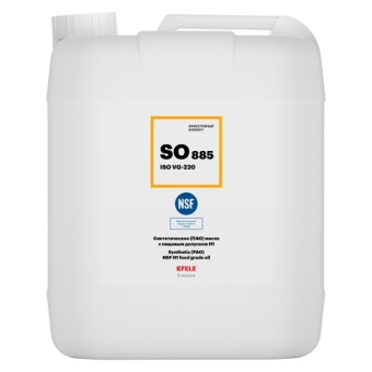 Редукторное масло Efele SO-885 ISO VG: 220, 5 л, синтетика
