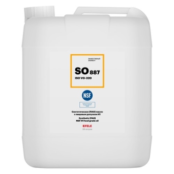 Редукторное масло Efele SO-887 ISO VG: 320, 20 л, синтетика
