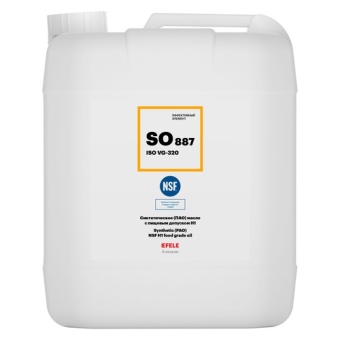 Редукторное масло Efele SO-887 ISO VG: 320, 5 л, синтетика