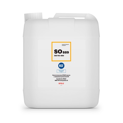 Редукторное масло Efele SO-889 ISO VG: 460, 5 л, синтетика