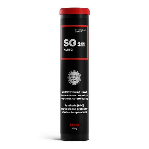 Смазка морозостойкая Efele SG-311 ISO 25, 180 кг, синтетика