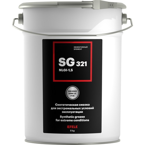 Смазка пластичная морозостойкая Efele SG-321 ISO 150, 18 кг, синтетика