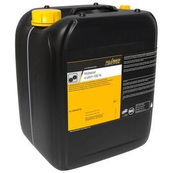 Пищевое масло KLUBER Kluberoil 4 UH1 - 100N ISO VG: 100, 20 л, синтетика