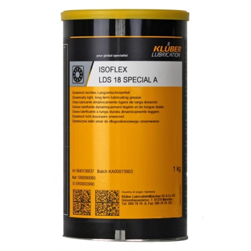 KLUBER Isoflex LDS 18 Special A, 1 кг - Динамически лёгкая долговременная смазка