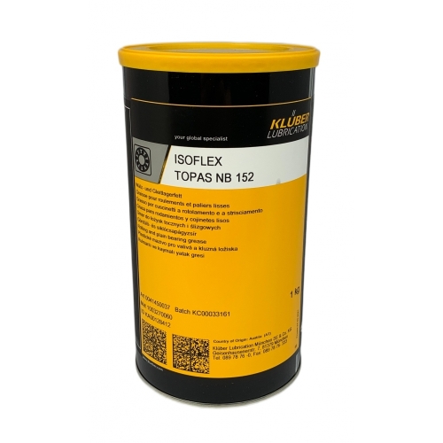 KLUBER Isoflex Topas NB 152, 1 кг - Синтетическая долговременная смазка
