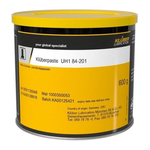 KLUBER Kluberpaste UH1 84-201, 600 г - Смазочная монтажная паста широкого применения