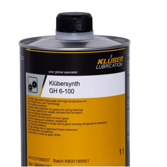 Редукторное масло KLUBER Klubersynth ISO VG: 100, 1 л, синтетика