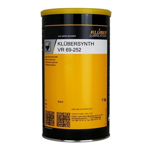 KLUBER Klubersynth VR 69-252, 1 кг - Уплотняющая смазка для клапанов в нефтяной промышленности
