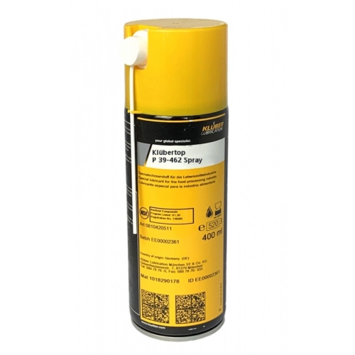 KLUBER Klubertop P 39-462 Spray, 400 мл - Лак для определения пятна контакта