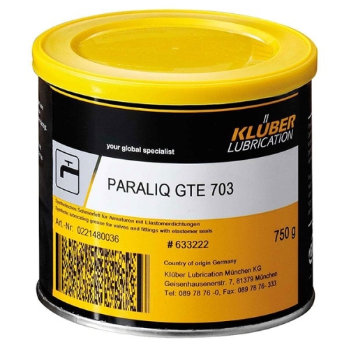 KLUBER Paraliq GTE 703, 750 г - Смазка для пищевой и фармацевтической промышленности
