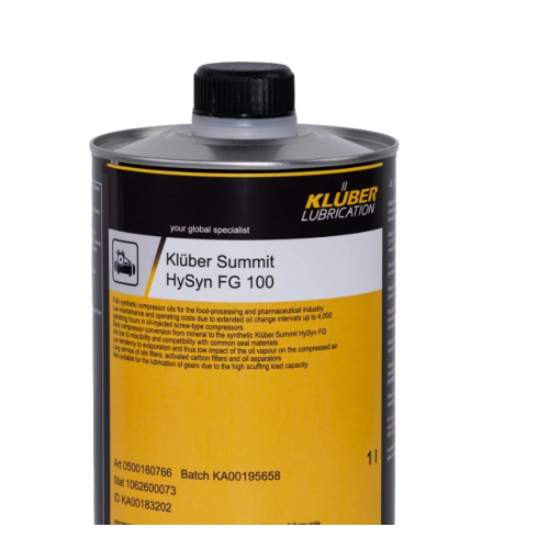 Компрессорное масло KLUBER Summit ISO VG: 100, 1 л, синтетика
