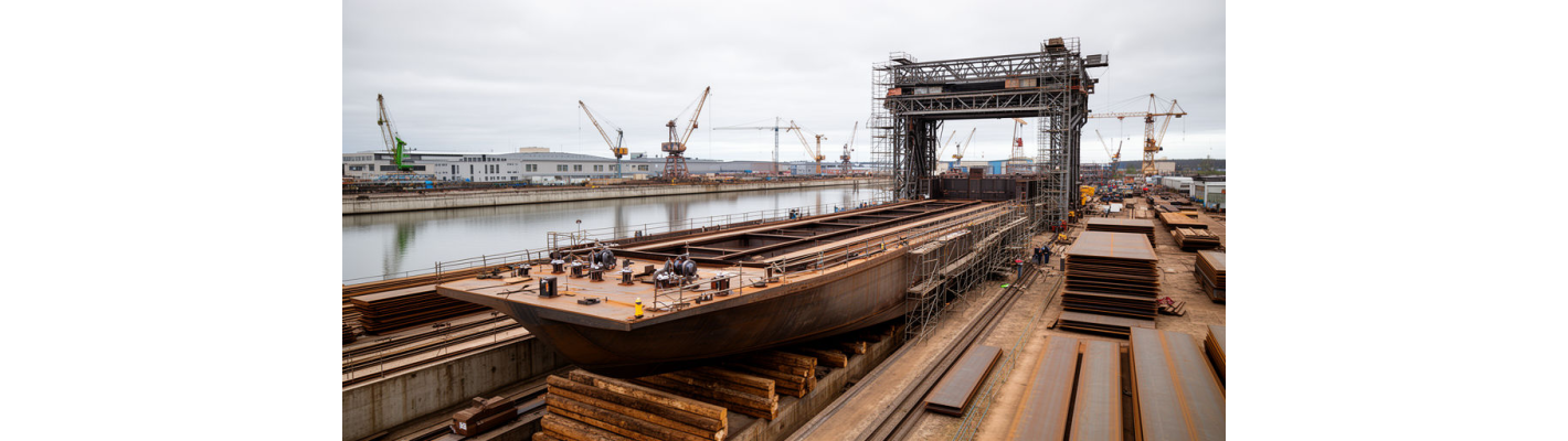 ОССЗ заложил шаланду «Азовская-4» для Росморпорта в Петрозаводске