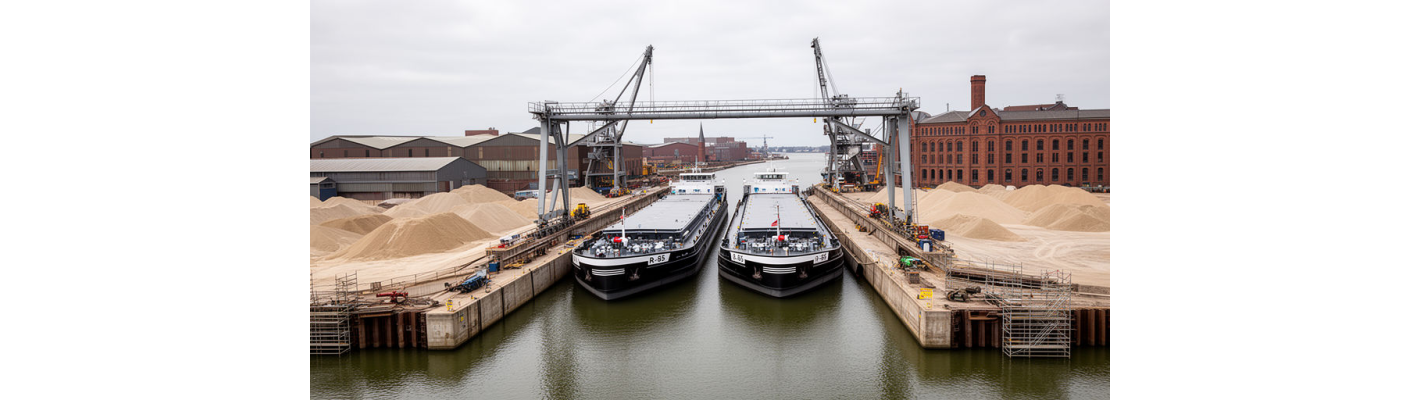 Пермская судоверфь спустила на воду баржи «Мария» и «Наталья»