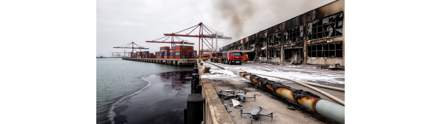 Пожар на морском терминале порта Туапсе: третьи сутки ликвидируют последствия
