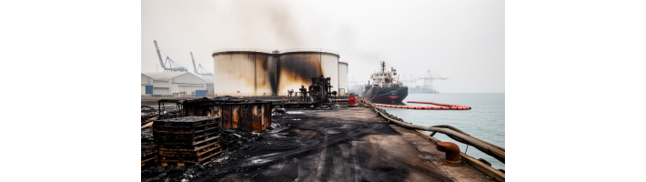 Пожар на морском терминале Туапсе: последствия для судового снабжения